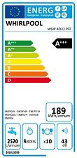 Посудомоечная машина Whirlpool WSIP 4O33 PFE