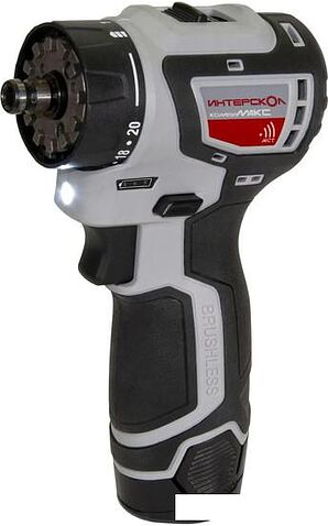 Дрель-шуруповерт Интерскол КомбиМАКС ДА-10/12В 36 687.2.2.77 (с 2-мя АКБ, сумка)