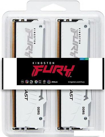 Оперативная память Kingston FURY Beast RGB 2x16ГБ DDR5 5200 МГц KF552C40BWAK2-32