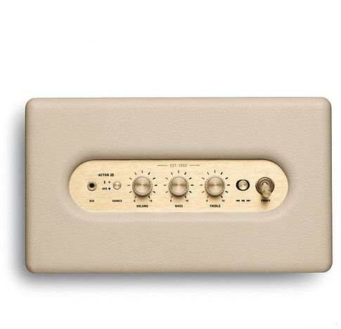 Беспроводная колонка Marshall Acton III (кремовый)