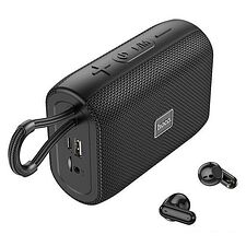 Bluetooth колонка с беспроводными наушниками Hoco HC15 (черный) Bluetooth колонка с беспроводными наушниками Hoco HC15 (черный)