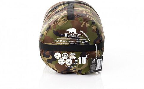 Спальный мешок BalMax Аляска Standart Series до -25 (камуфляж)