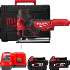 Электролобзик Milwaukee Fuel M18 M18FBJS-502X 4933464800 (с 2-мя АКБ, кейс) Электролобзик Milwaukee Fuel M18 M18FBJS-502X 4933464800 (с 2-мя АКБ, кейс)