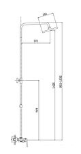 Душевая система  Haiba HB24505-8 (белый)