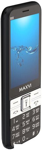 Кнопочный телефон Maxvi B33 (черный)