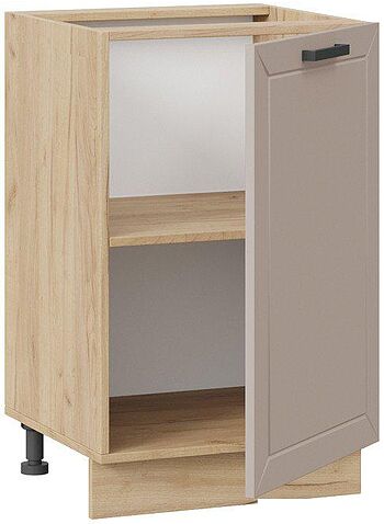 Шкаф напольный Трия Лорас 1Н5 (дуб крафт золотой/холст латте)