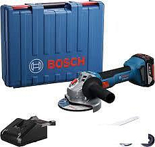 Угловая шлифмашина Bosch GWS 18V-8 Professional 06019N9021 (с 1-им АКБ, кейс)