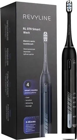 Электрическая зубная щетка Revyline RL 070 (черный)