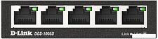 Неуправляемый коммутатор D-Link DGS-1005D/R1A