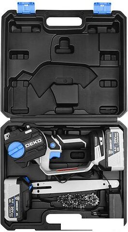 Аккумуляторная пила Deko DKCHS 20V 063-4483 (с 2-мя АКБ, кейс)