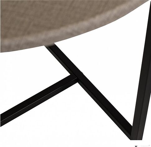 Журнальный столик Мебелик BeautyStyle 27 (текстиль темный/черный)