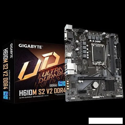 Материнская плата Gigabyte H610M S2 V2 DDR4 (rev. 1.0)