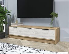 Тумба Интерлиния ТВ Концепт КТ-ТВ3-35 (дуб белый/дуб золотой)