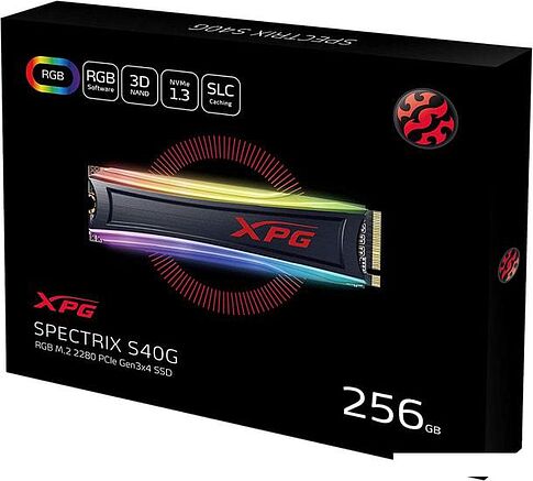 SSD A-Data XPG Spectrix S40G RGB 256GB AS40G-256GT-C