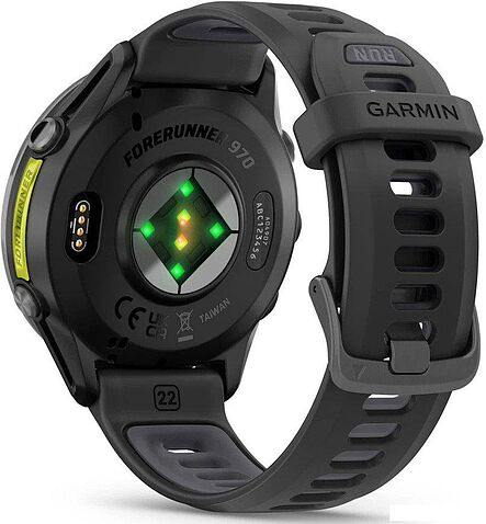 Умные часы Garmin Forerunner 970 47 мм (темно-серый/серый)