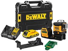 Лазерный нивелир DeWalt DCE089D1G18 (с 1-им АКБ, кейс)