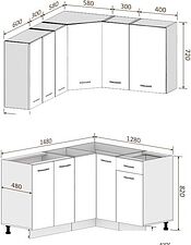 Готовая кухня Кортекс-мебель Корнелия Лира 1.5x1.3 без столешницы (дуб сонома/венге) Готовая кухня Кортекс-мебель Корнелия Лира 1.5x1.3 без столешницы (дуб сонома/венге)
