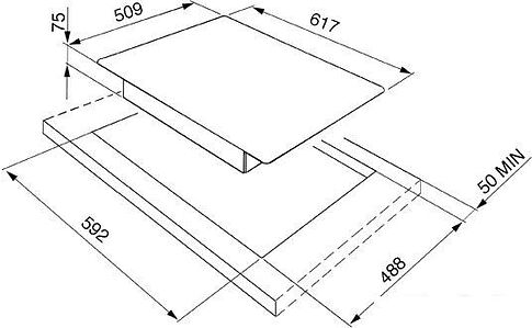 Варочная панель Smeg PGF64-4