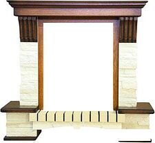 Портал Smolcom Stone Montebello STD-ASP (махагон коричневый антик) Портал Smolcom Stone Montebello STD-ASP (махагон коричневый антик)