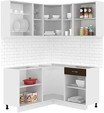 Готовая кухня Кортекс-мебель Корнелия Лира 1.5x1.5 без столешницы (дуб сонома)