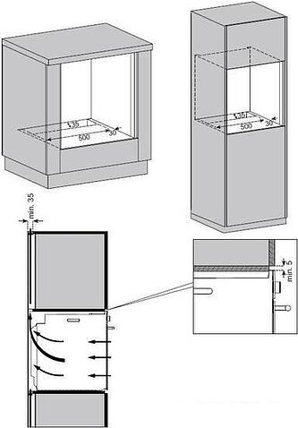 Электрический духовой шкаф ZorG Technology BEEC7 (черный)
