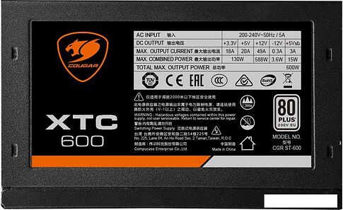 Блок питания Cougar XTC600