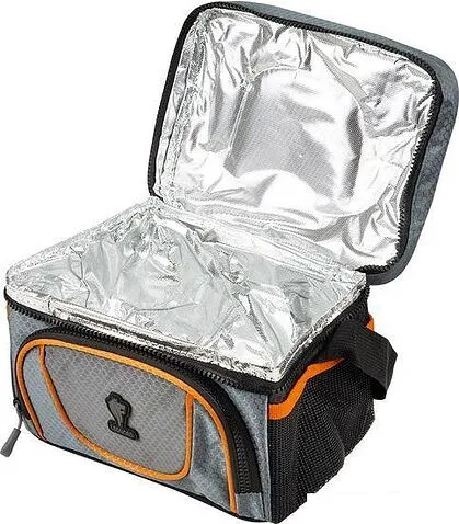 Термосумка Leonord ML15009 5л (серый/оранжевый)