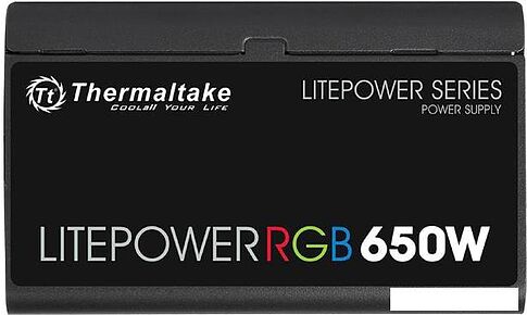 Блок питания Thermaltake Litepower RGB 650W LTP-650AL2NK