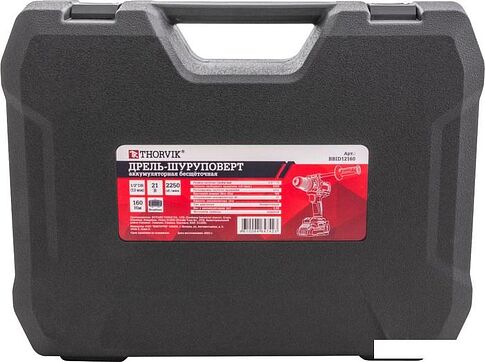Ударная дрель-шуруповерт Thorvik BBID12160 (с 2-мя АКБ, кейс)