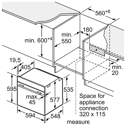 Электрический духовой шкаф Bosch HMG6764B1