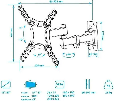 Кронштейн Kromax CORBEL-5