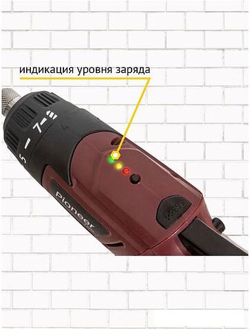 Электроотвертка Pioneer CS-M0404C (с 1-им АКБ, кейс, оснастка)