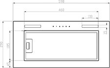 Кухонная вытяжка Schtoff DNS light 60 Black (черный) Кухонная вытяжка Schtoff DNS light 60 Black (черный)