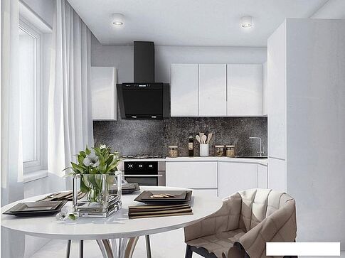 Кухонная вытяжка MAUNFELD Gloria 60 (черный/черное стекло)