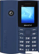 Кнопочный телефон Maxvi C40 (синий)