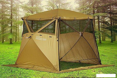 Кемпинговая палатка Higashi Pyramid Camp Olive Кухня-шатер 03462