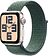 Умные часы Apple Watch SE 2 40 мм (алюминиевый корпус, звездный свет/зеленый, нейлоновый ремешок)