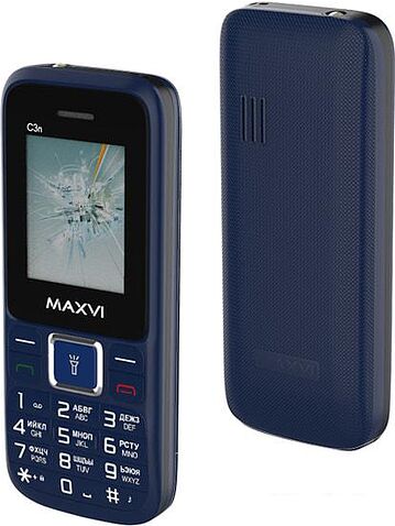 Мобильный телефон Maxvi C3n (маренго)