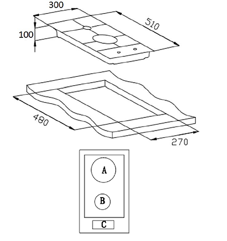 Варочная панель Weissgauff HGG 320 BGR