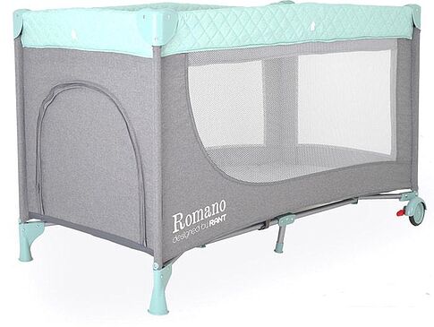 Манеж-кровать Rant Romano RP100 (grey/green)