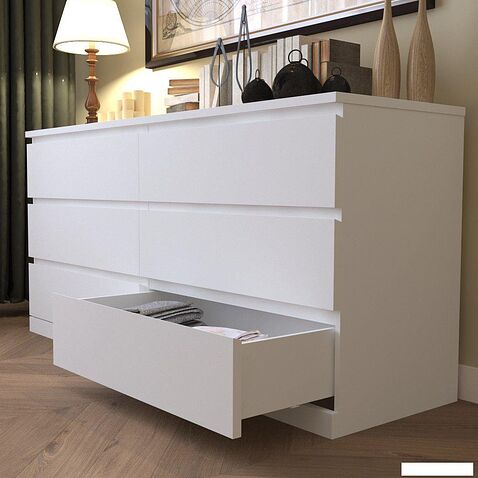 Комод Mio Tesoro Varma Prime 6D (белый)