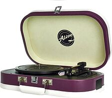 Виниловый проигрыватель Alive Audio Vintage (фиолетовый)