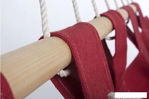 Подвесной гамак Гамак-Бай с брусками апельсиновый [SB200DP]