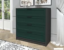 Комод Интерлиния Концепт Тренд КТ-К100 (антрацит/изумруд)