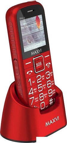 Телефон Maxvi B5ds up (красный)