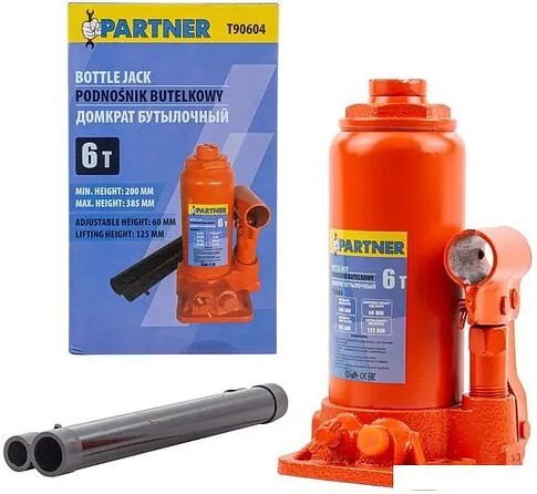 Бутылочный домкрат Partner PA-T90604 (6т)
