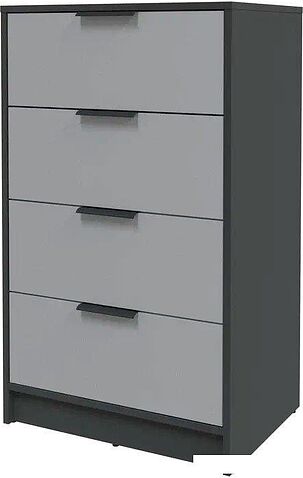 Комод Интерлиния Концепт КТ-К60 (серебро/антрацит)