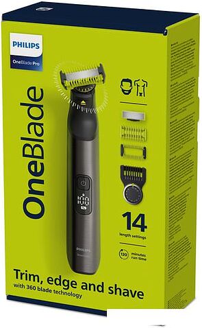 Универсальный триммер Philips OneBlade Pro QP6551/17
