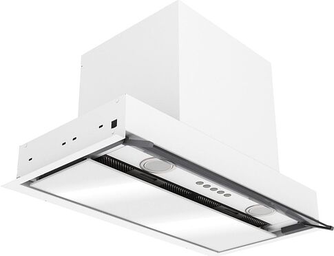 Кухонная вытяжка Elikor Sense Glass 60П-1000 229362 (белый/белое стекло)