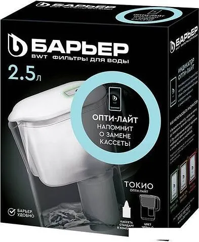 Кувшин БАРЬЕР Токио Опти-Лайт (черный)